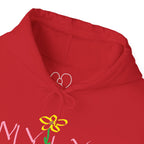 Warm Floral Love Sweatshirt | Cozy Unisex Hoodie for Casual Everyday Wear, Gifts, Mother's Day, Birthdays, Friendship