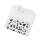 Cute Cartoon Characters Unisex T-Shirt, Graphic Tee, Fun Gift for Kids, Comfortable Apparel, Halloween, Birthday Shirt